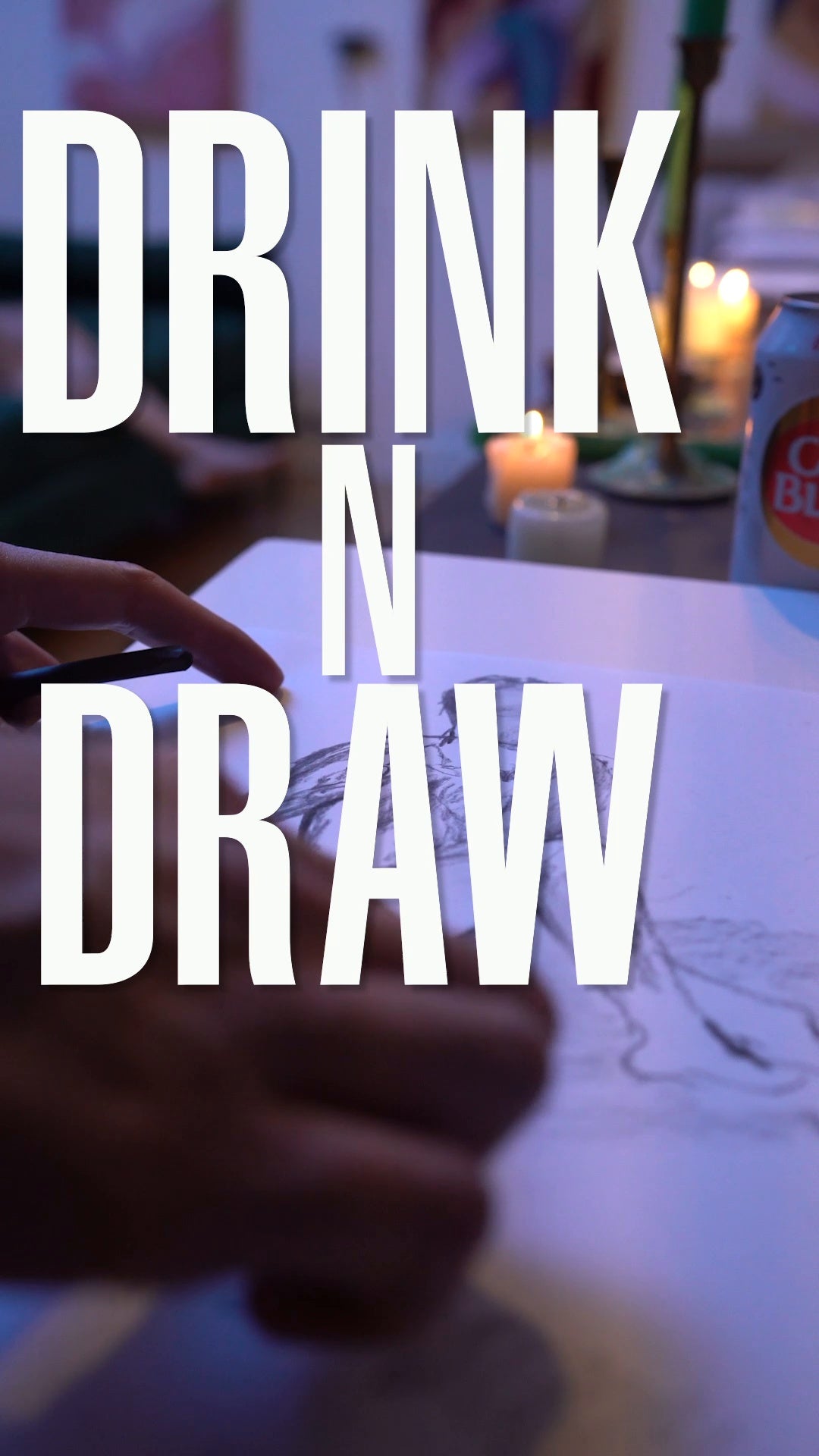 Drink & Draw: arte, mezcal y libertad en una sola noche
