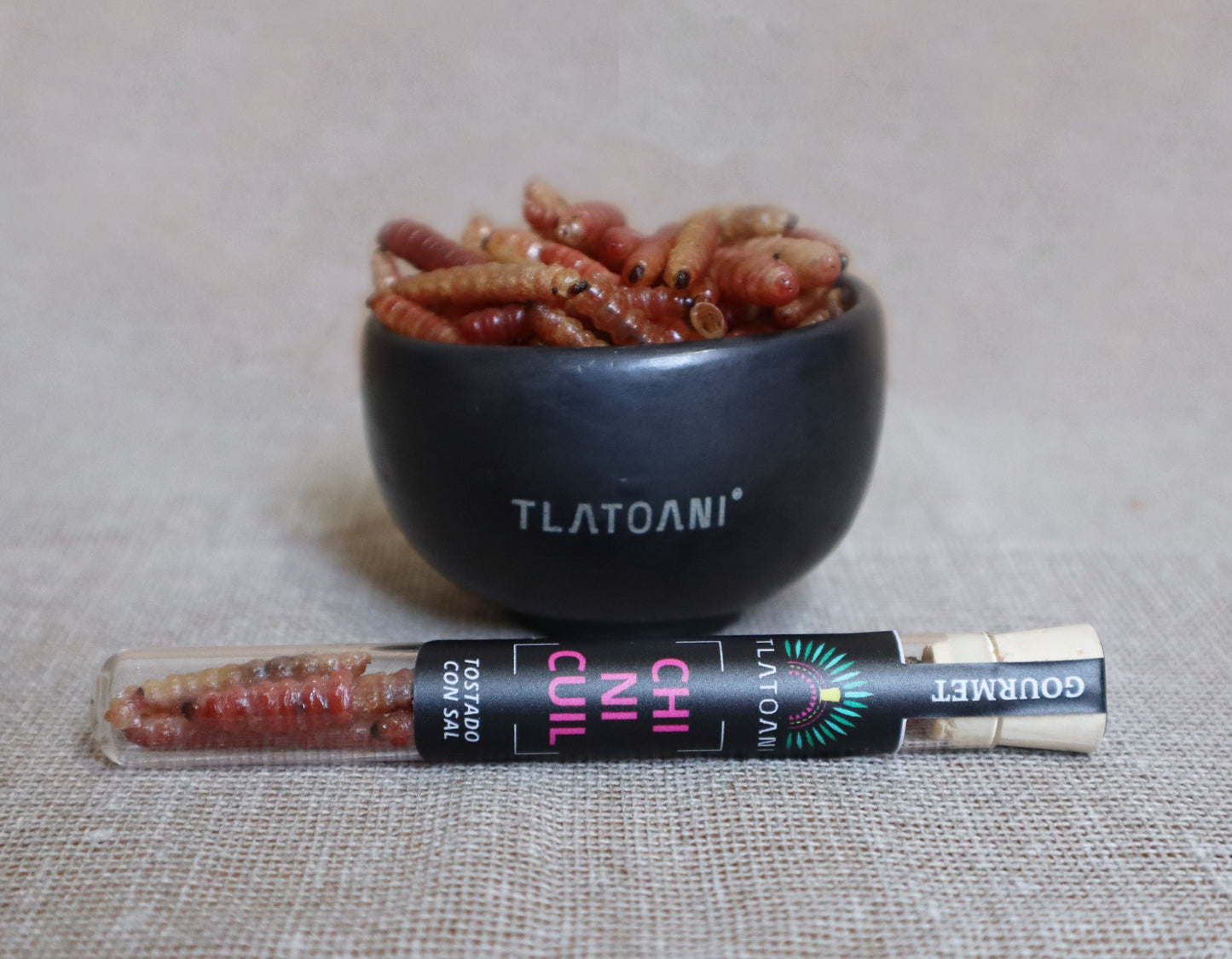 Gusano de maguey tostado Tlatoani Gourmet – presentación chica